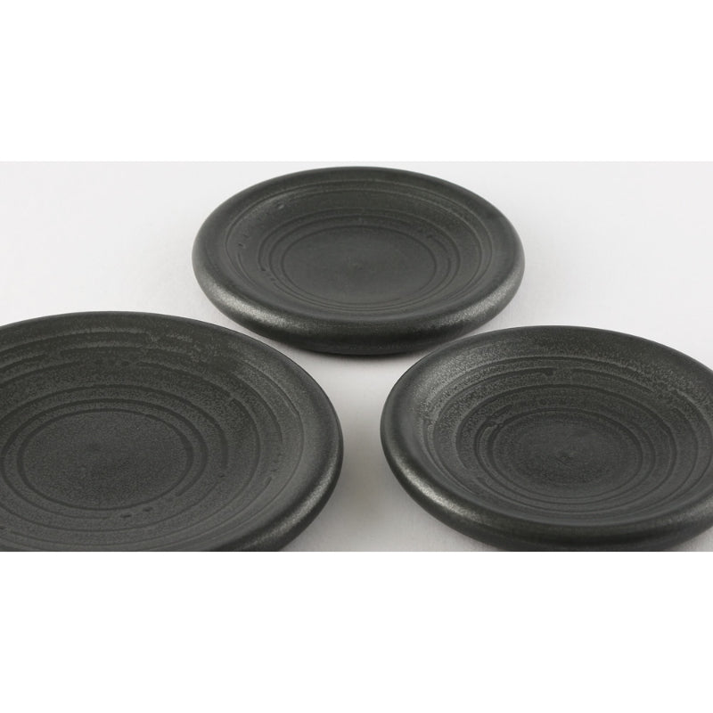 Chaora - Black Frisbee Plate (L)