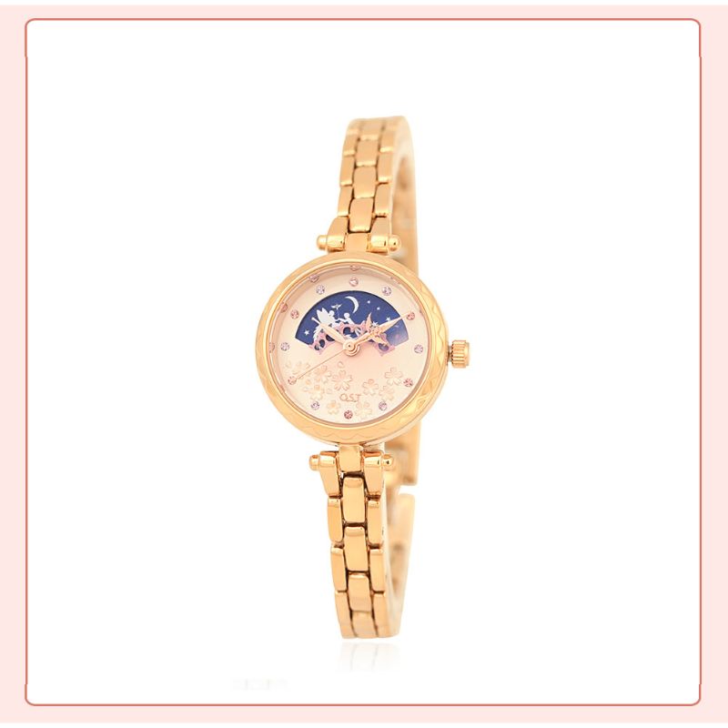 OST x Cardcaptor Sakura - Flower Moon Phase Metal Watch