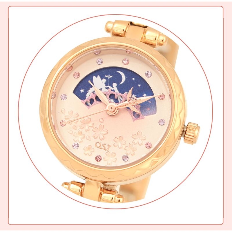 OST x Cardcaptor Sakura - Flower Moon Phase Metal Watch