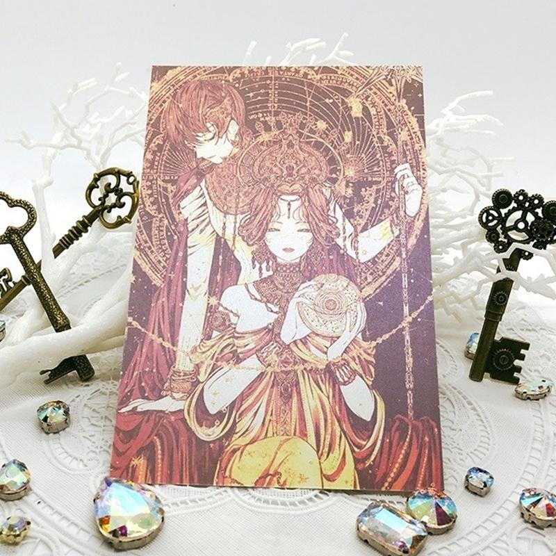 Libet - Estrella Gold Leaf Postcard Set