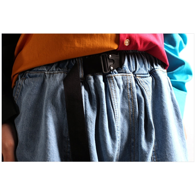 LABel M - Denim Belt Balloon Pants