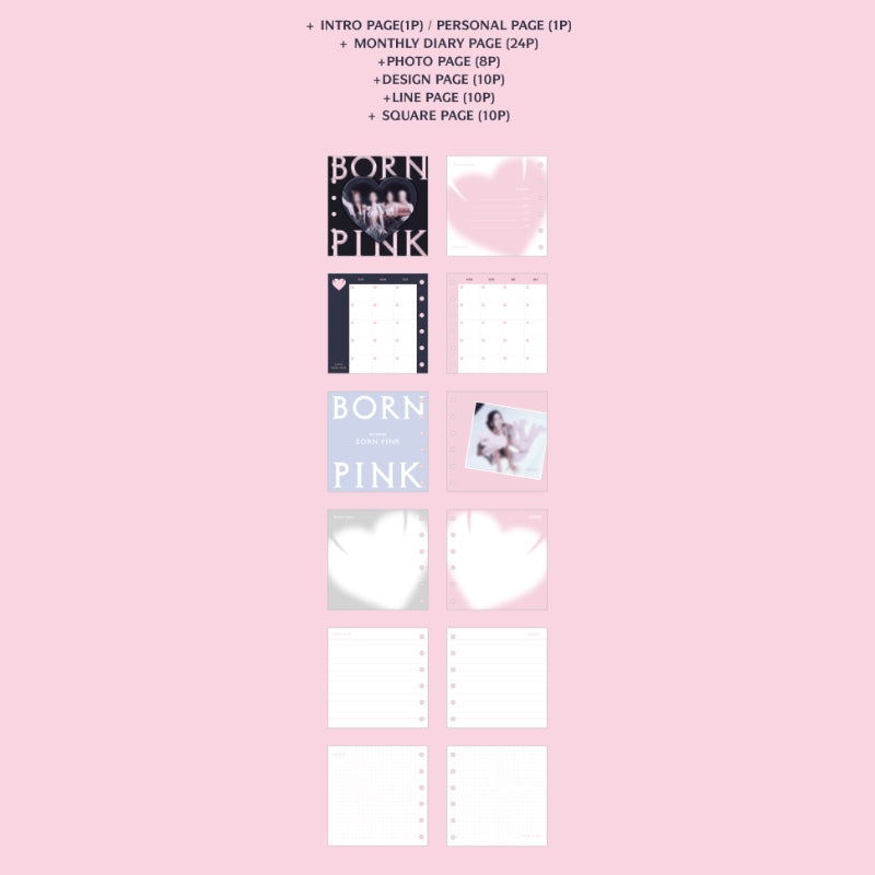 BlackPink - Born Pink - Disk Photo Binder Index