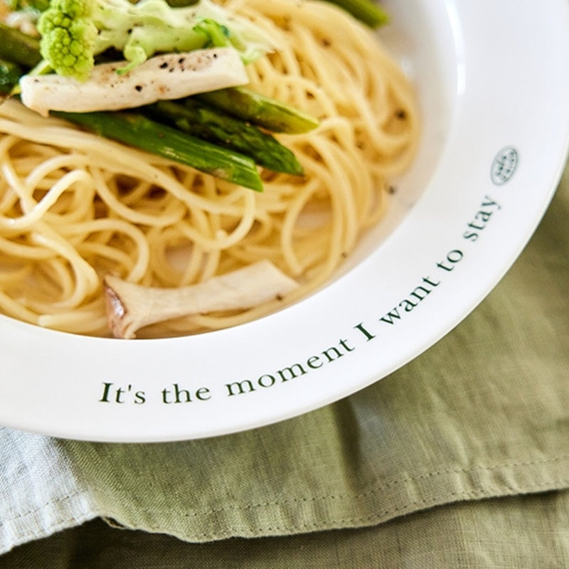 Korean Mine Lettering - Pasta Bowl