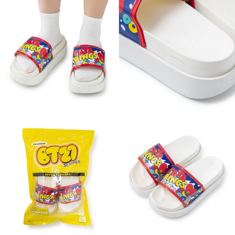 BT21 - Switfish Platform Slide Slippers