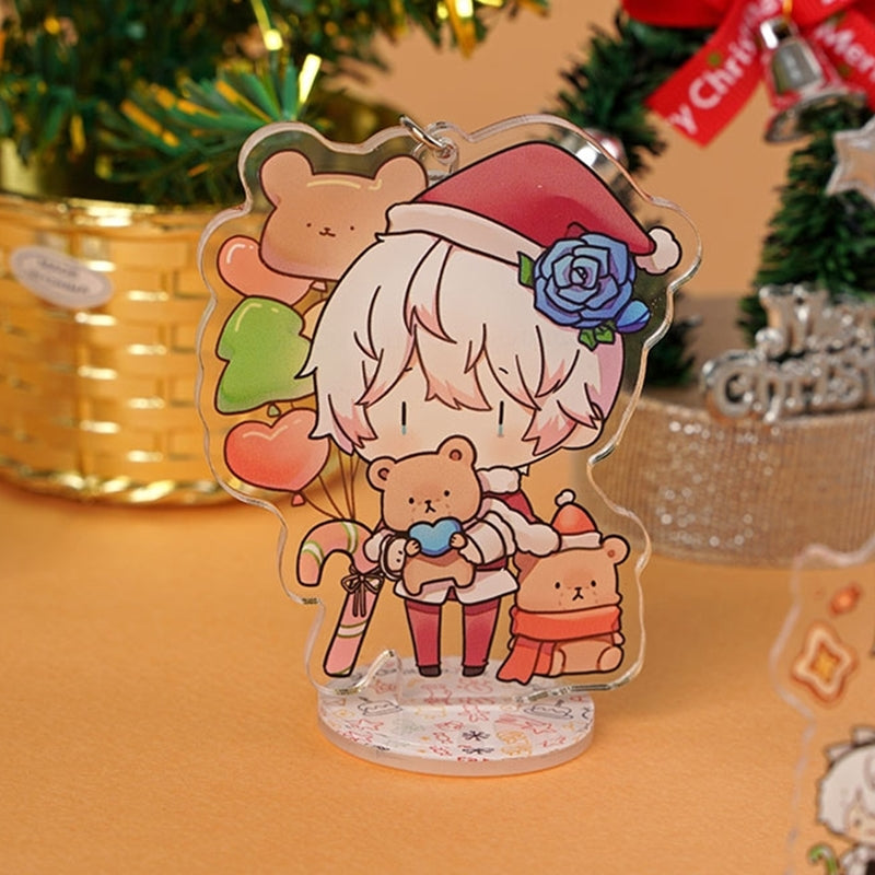 Mystic Messenger - Christmas SD Acrylic Keyring Stand