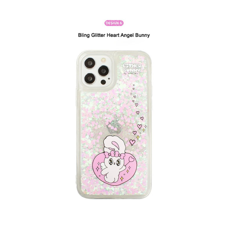 Esther Bunny - Bling Glitter Jelly Phone Case