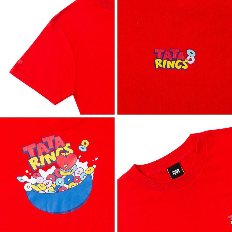 BT21 - Snacks Short Sleeve T-Shirt