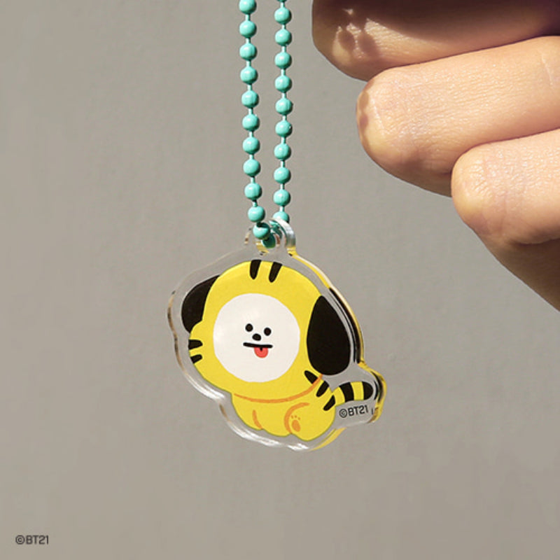 Monopoly X BT21 - Acrylic Simple Key Ring - Tiger