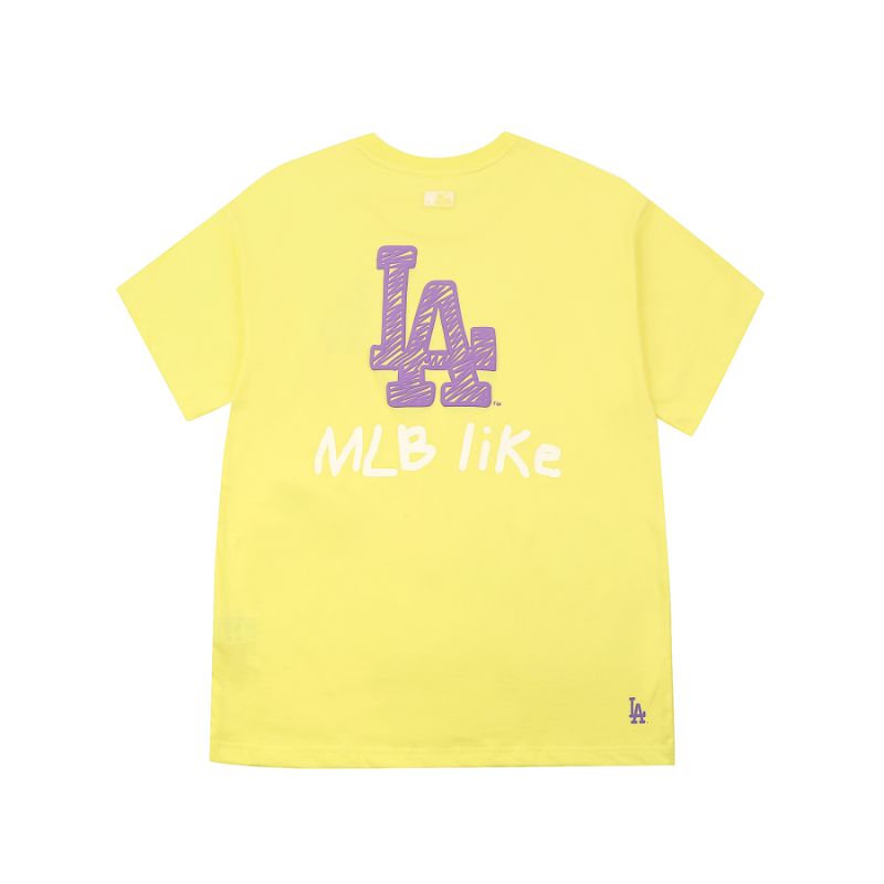 MLB Korea - Paisley Back Logo Short Sleeve T-Shirt – Harumio