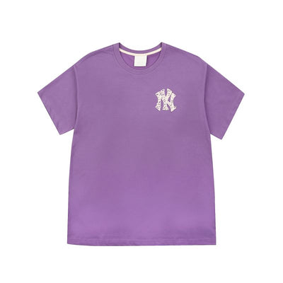 MLB Korea Mens Long Sleeve T-Shirts, Purple, L