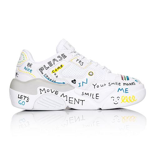 Lakai - Hati Graffiti Shoes - All White