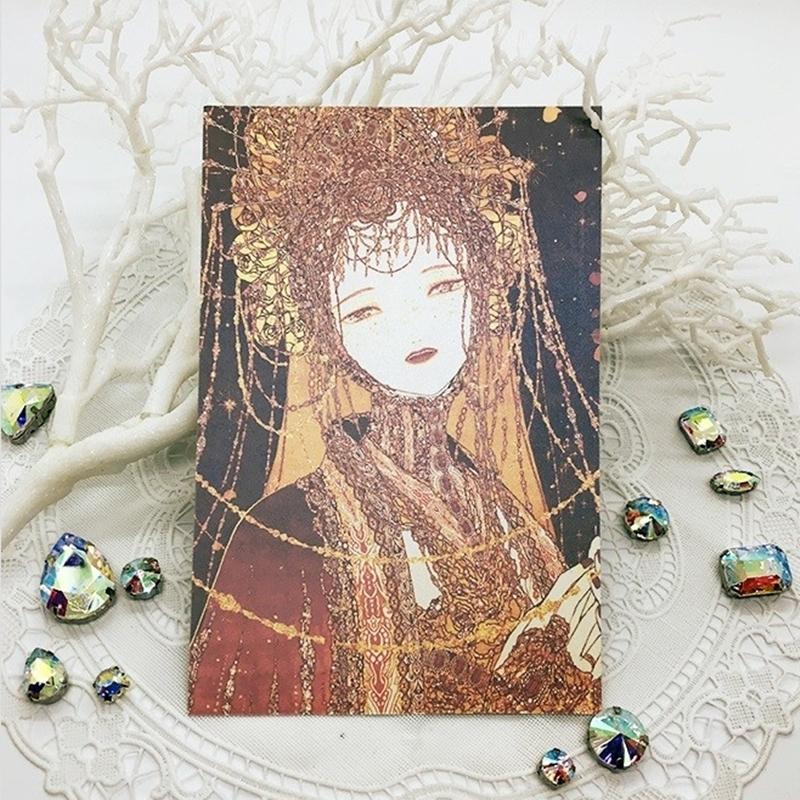 Libet - Estrella Gold Leaf Postcard Set