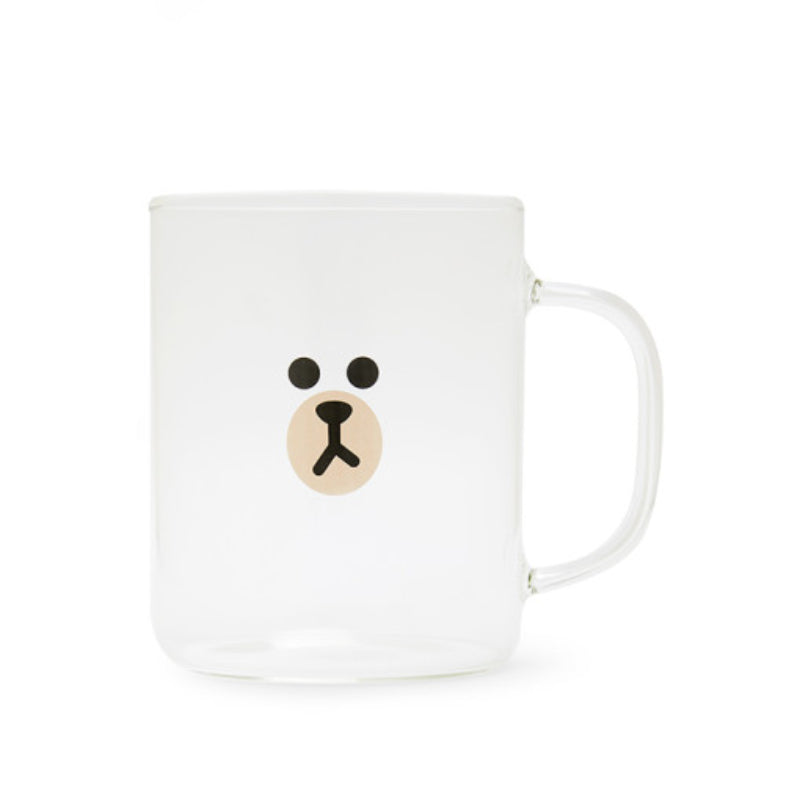 LINE FRIENDS with Kung Fu Panda BROWN Mug & Tea Bag Holder Set - LINE  FRIENDS_US