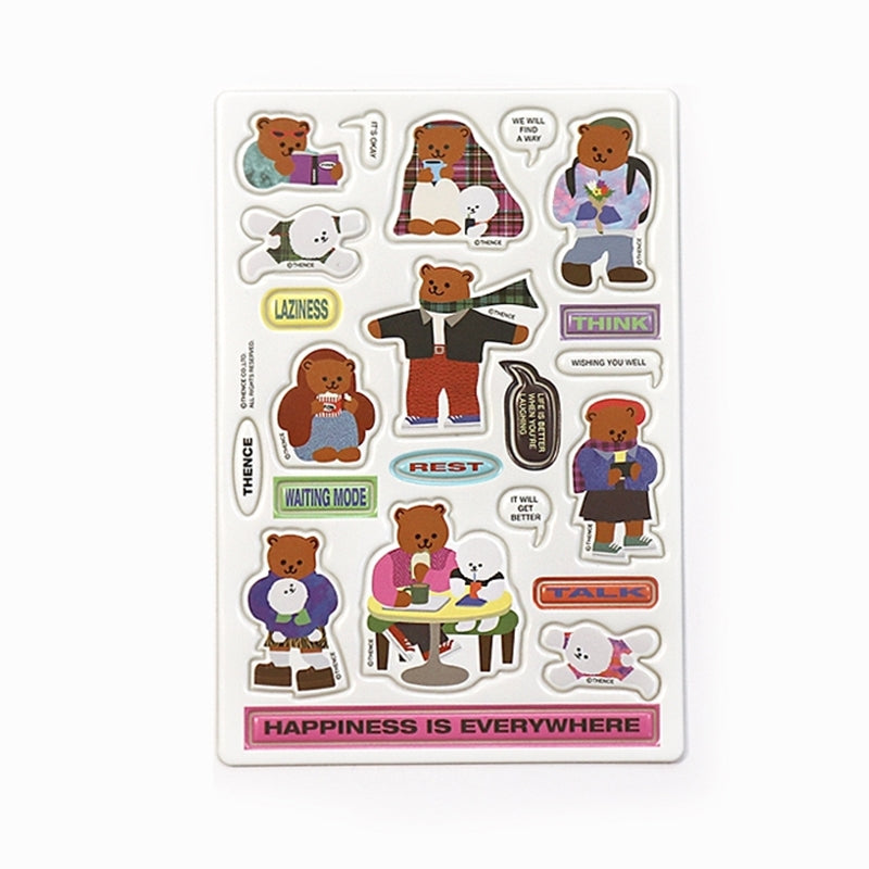 THENCE - PVC Foam Sticker Ver.1 Teddy Bear