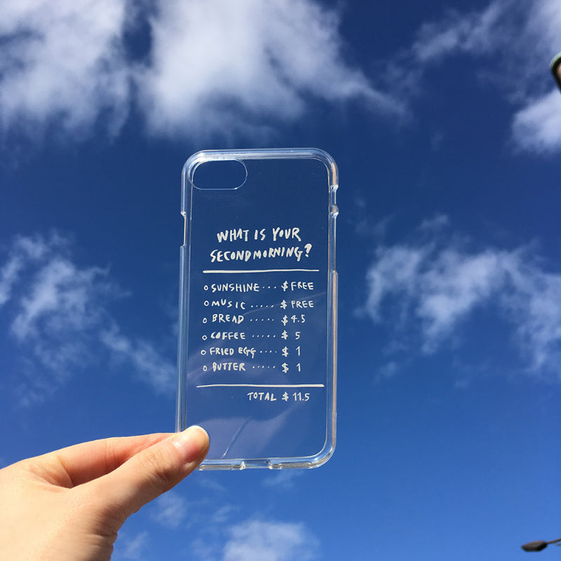 Second Morning - Receipt Jelly Phone Case