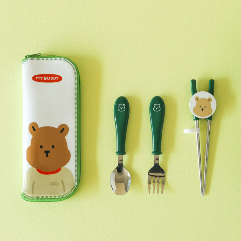 Dailylike x 10x10 - My Buddy Kids Cutlery Set