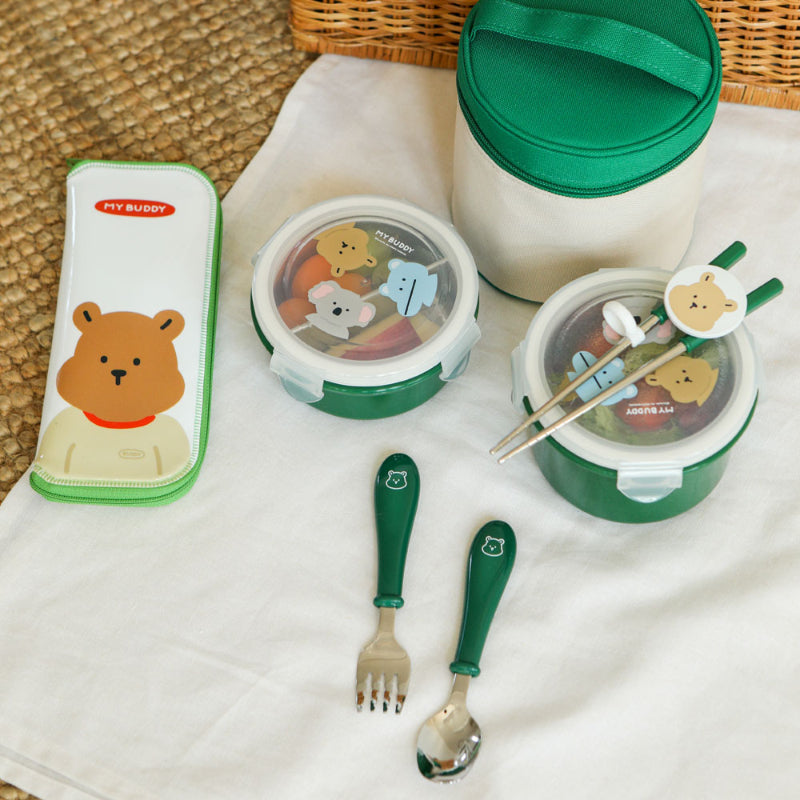 Dailylike x 10x10 - My Buddy Kids Cutlery Set