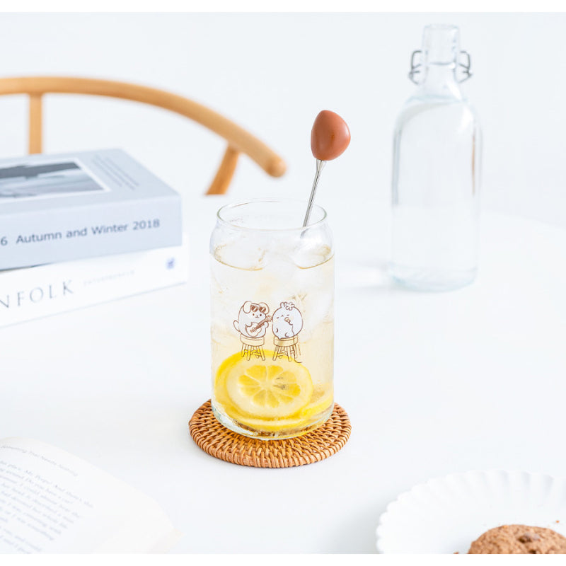 Anirollz x Molang - Can-shaped Glass Cup