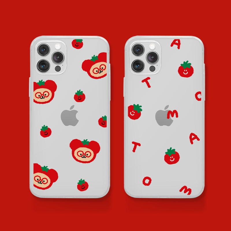 Teteum - Tomato Jelly Hard Phone Case