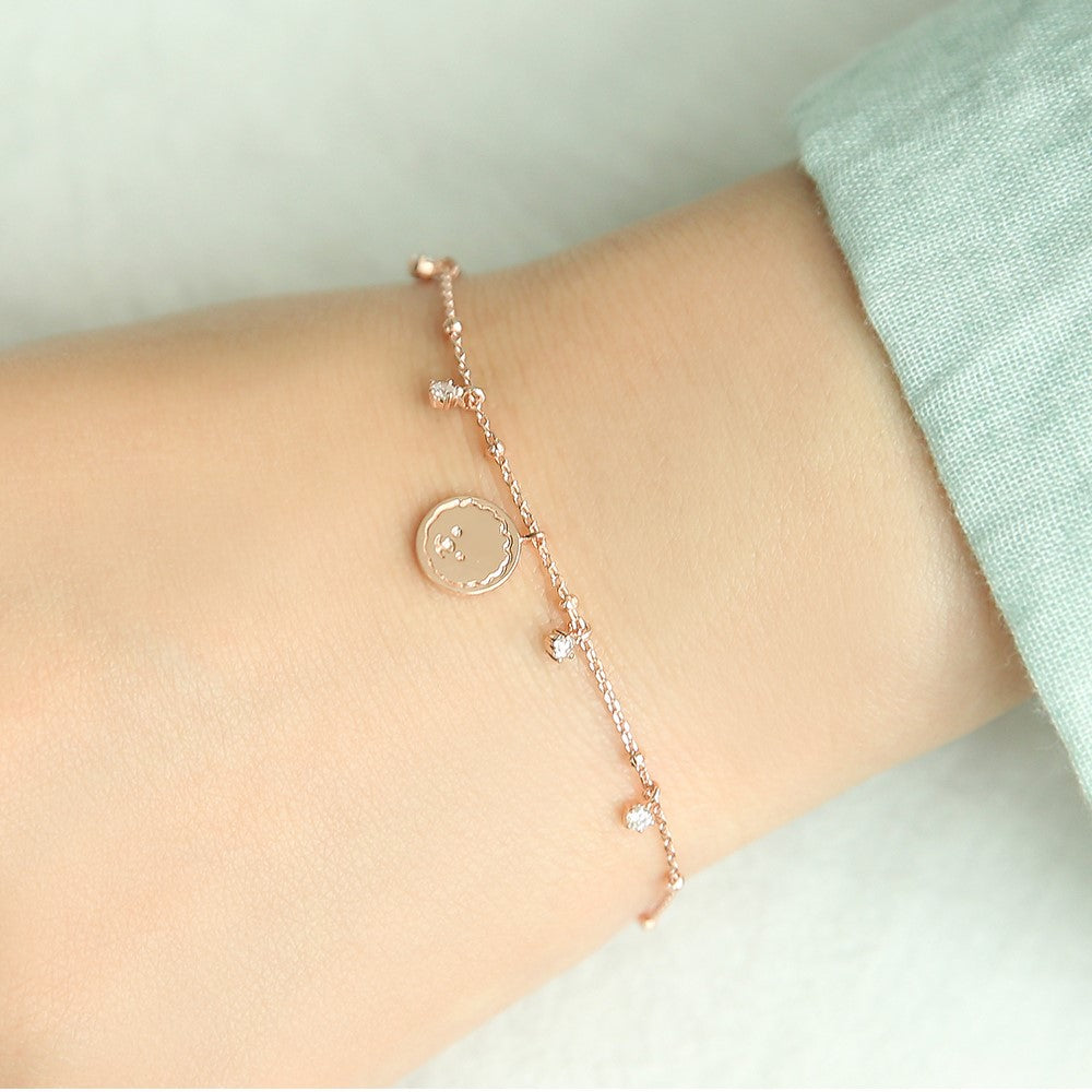 OST - My Little Friends - Bichon Poodle Rose Gold Bracelet