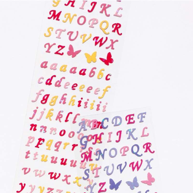 Be On D - Butterfly ABC Twinkle Seal Sticker