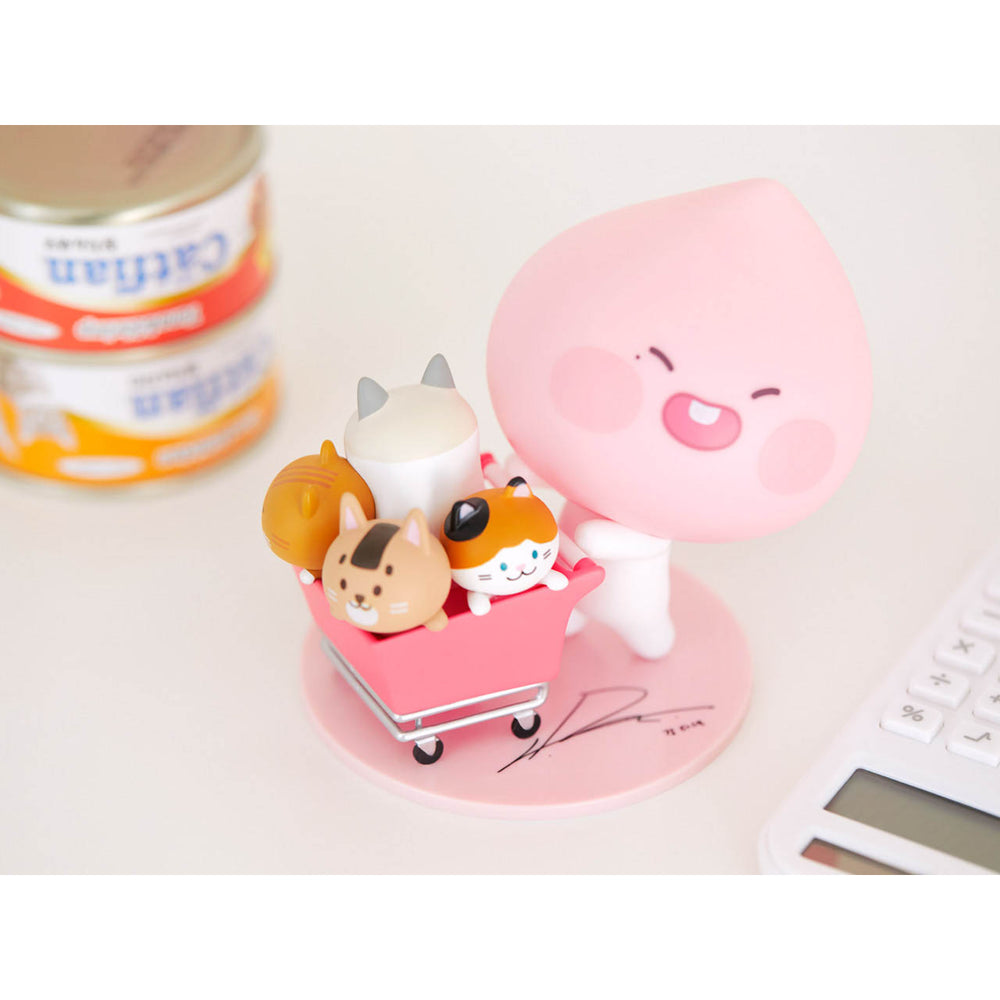 Apeach x KangDaniel - Apeach with Cats in Cart Doll Figure Set