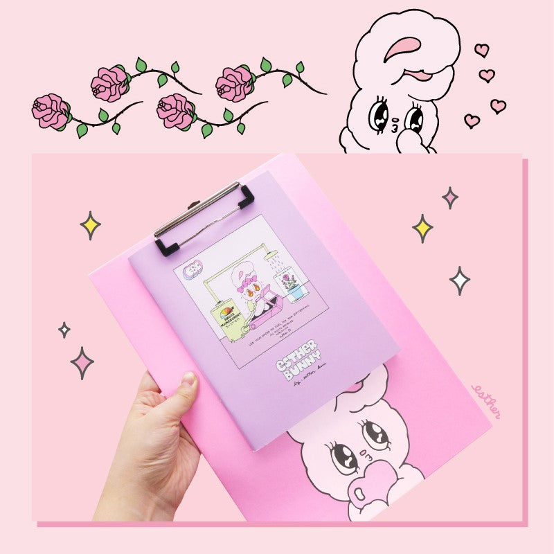 Esther Bunny - A4 sized Clipboard