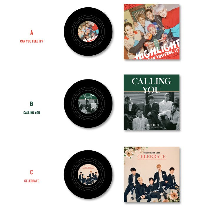 Highlight - Official Merch - Album Coaster Set