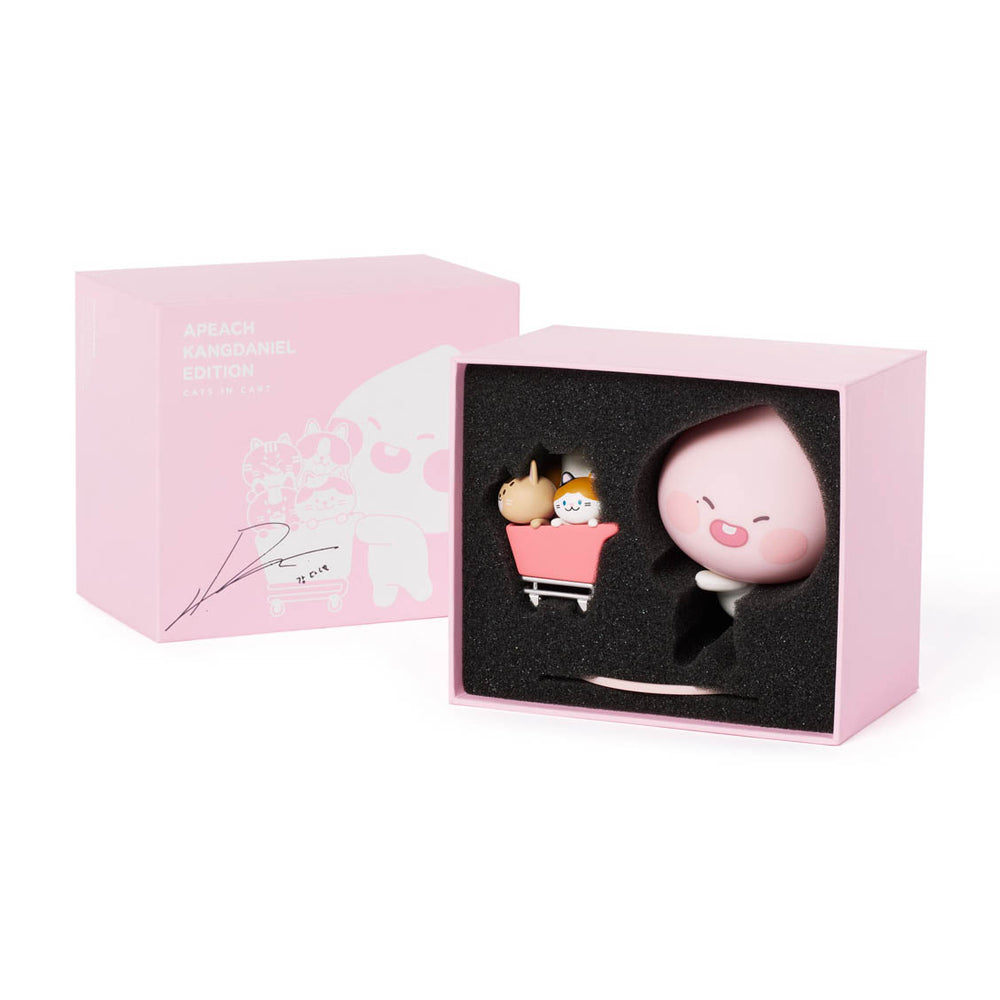 Apeach x KangDaniel - Apeach with Cats in Cart Doll Figure Set