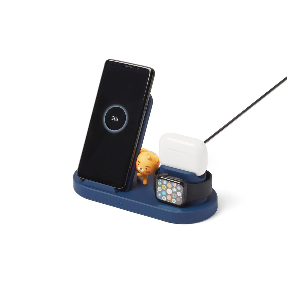 Kakao Friends - 3 in 1 Fast Wireless Charger