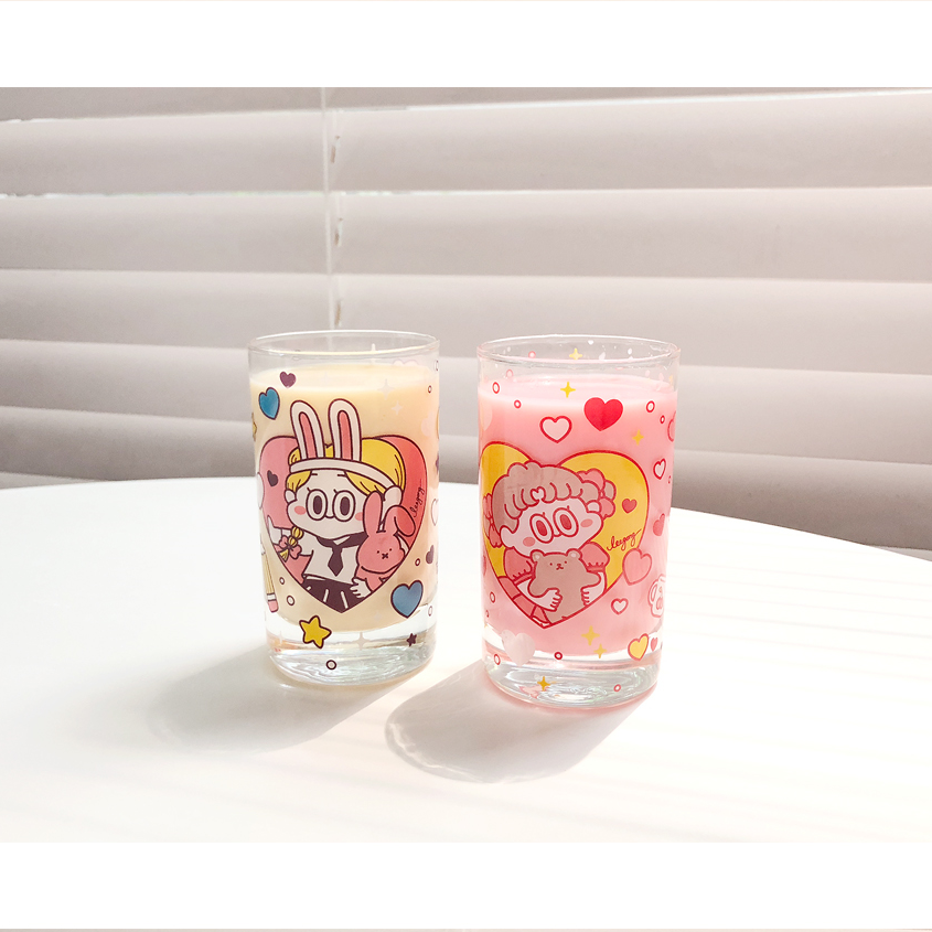 Standard Love Dance - Cherry Pie Retro Glass Cup