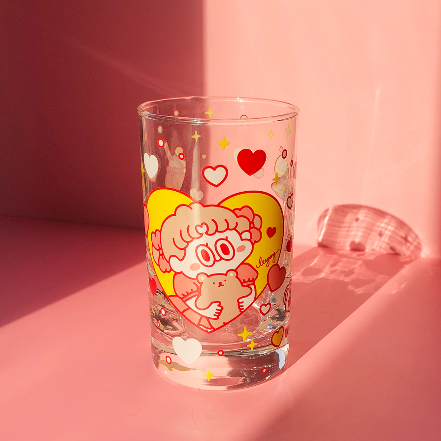 Standard Love Dance - Cherry Pie Retro Glass Cup