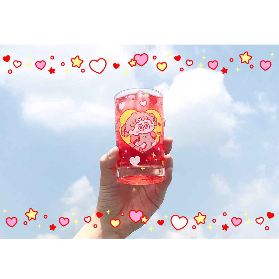 Standard Love Dance - Cherry Pie Retro Glass Cup