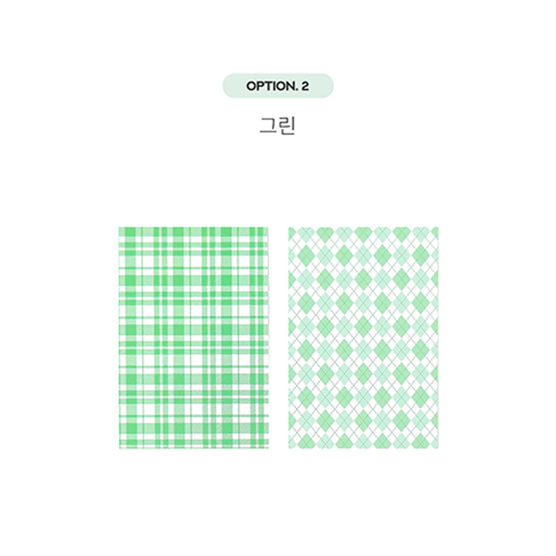 Yudaeng - Checkered Photocard Binder Mount