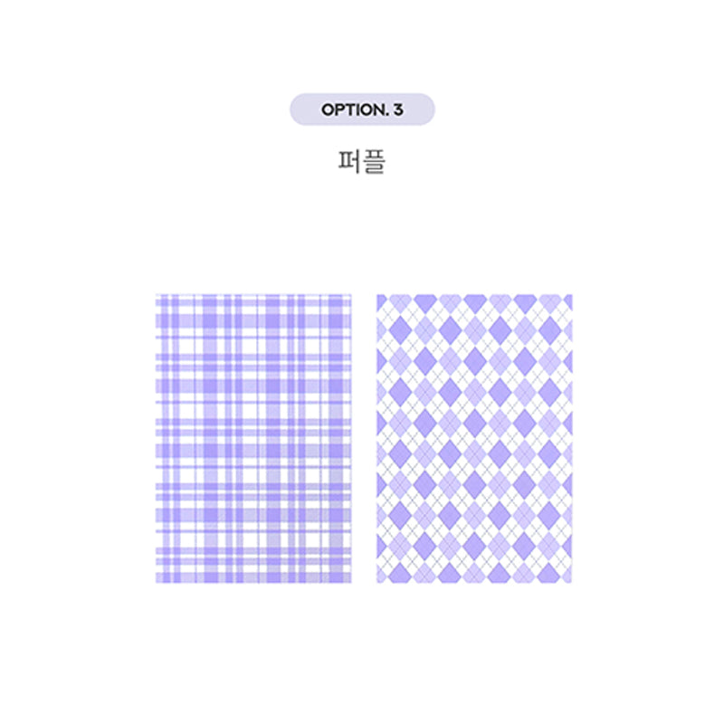 Yudaeng - Checkered Photocard Binder Mount