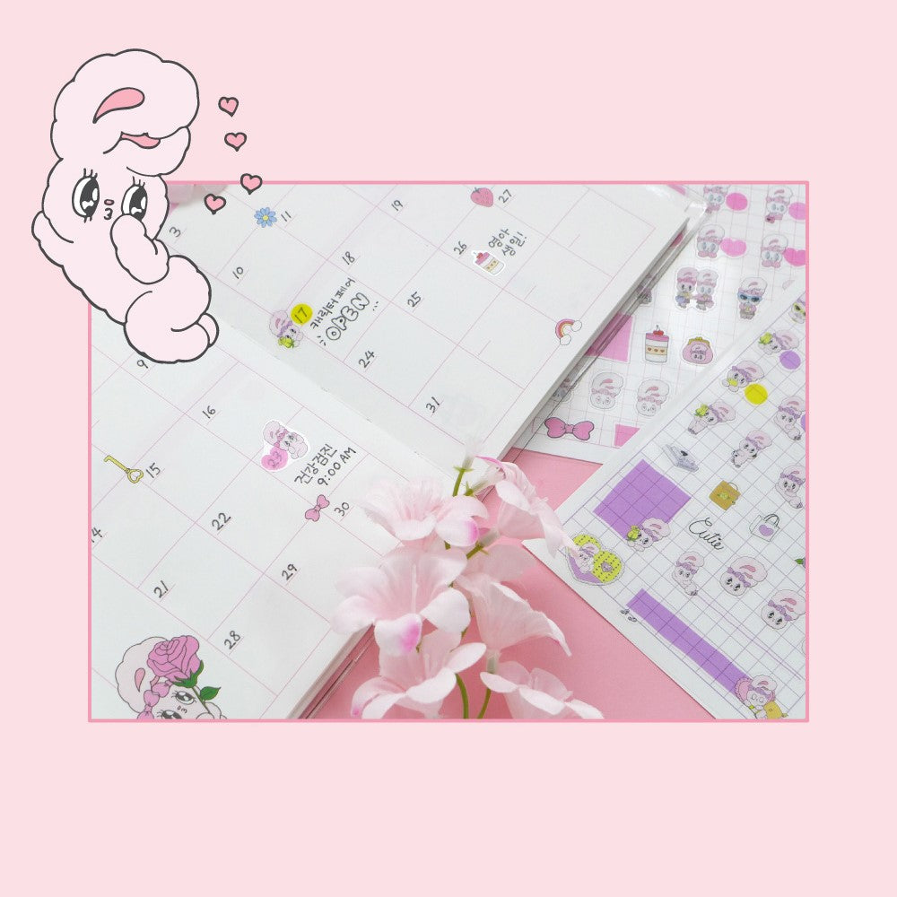 Esther Bunny - Diary Deco Sticker