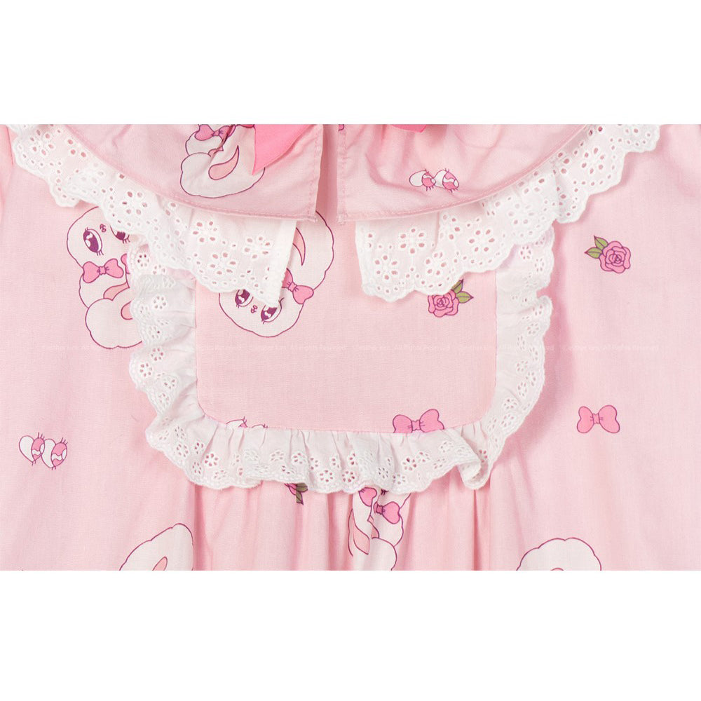 Esther Bunny x Ullala - Heart Bunny Short Sleeve Dress Pajamas