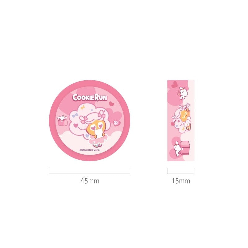 Cookie Run x Hi, Bye Mama - Cotton Candy Cookie Deco Set