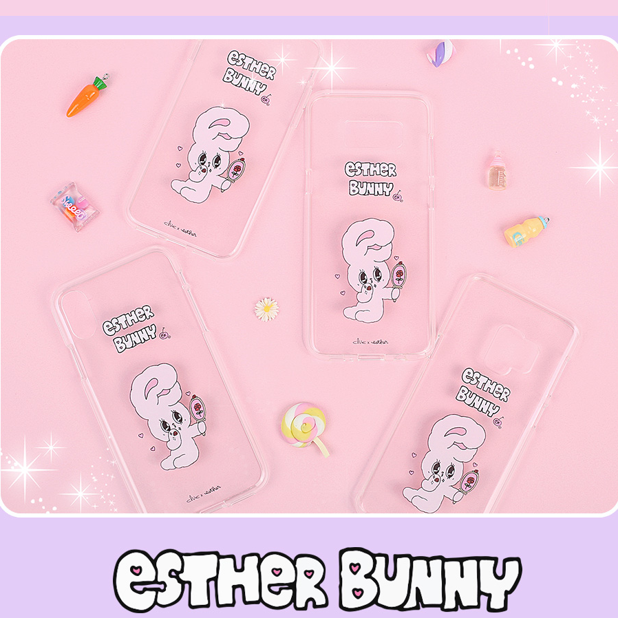 Clue X Esther Bunny - Clear Phone Case for Galaxy S9