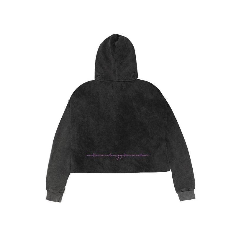 BLACKPINK POP-UP PLUSH HOODIE グレイ-