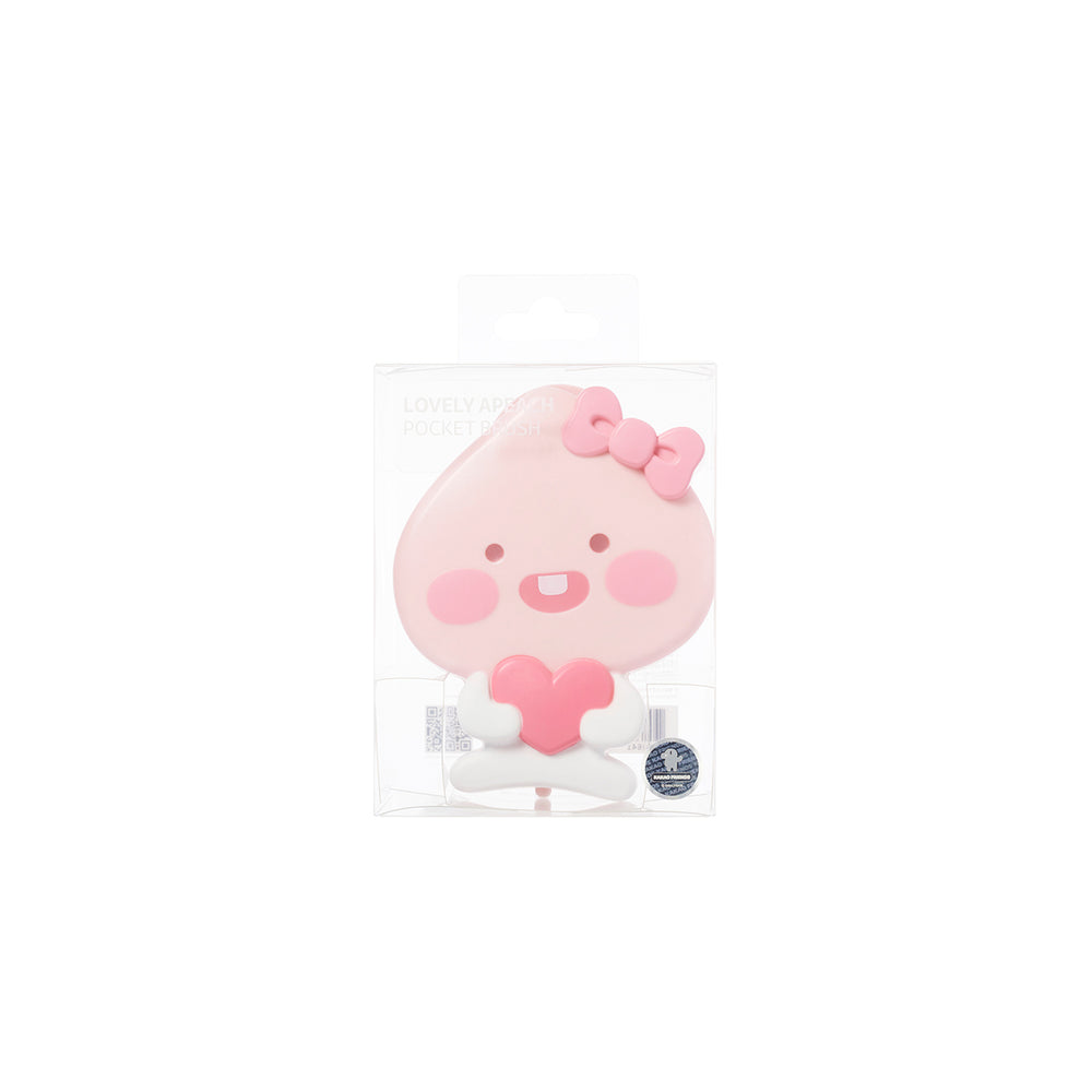 Kakao Friends - Lovely Apeach Pocket Hair Brush