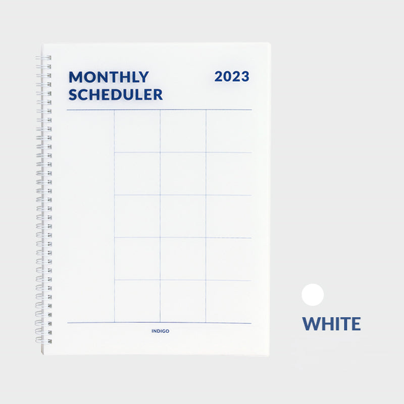 Indigo - 2023 A4 Monthly Scheduler Planner