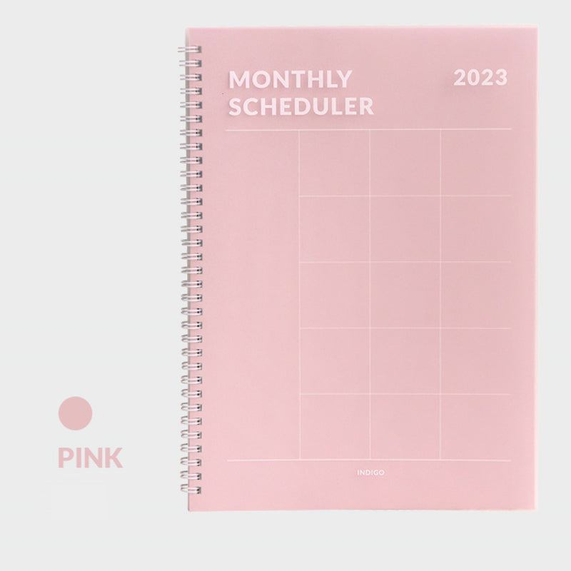 Indigo - 2023 A4 Monthly Scheduler Planner