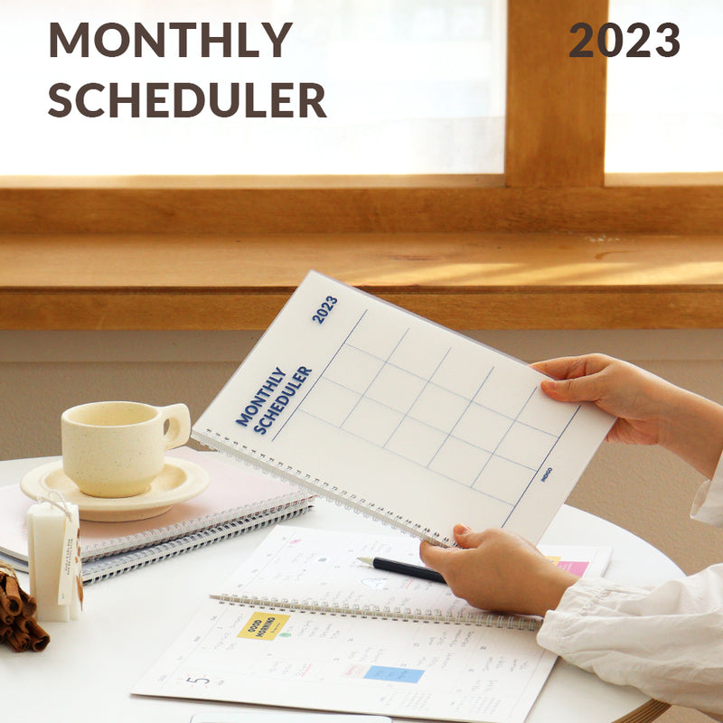 Indigo - 2023 A4 Monthly Scheduler Planner