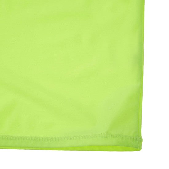 HEAD x 5252 by O!Oi - Logo Basic Rash Guard - Men (Neon Yellow)