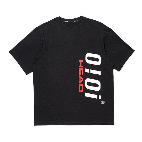 HEAD x 5252 by O!Oi - Side Logo T-shirt - Black