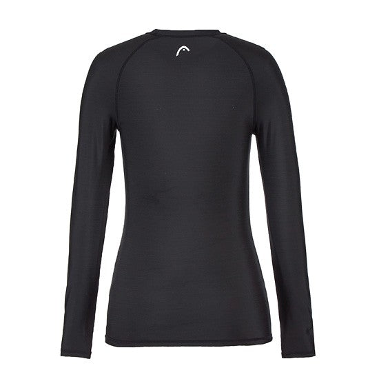 HEAD x 5252 by O!Oi - Logo Basic Rash Guard - Women (Black)