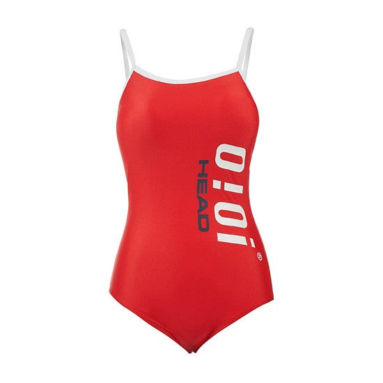 HEAD x 5252 by O!Oi - Side Logo Swimsuit - Women (Red)