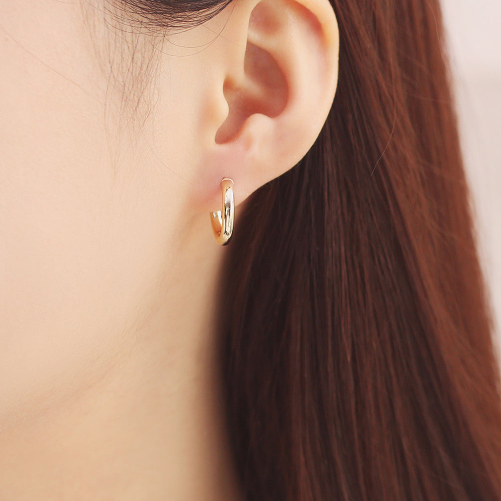 OST - Gold Half Ring Earrings