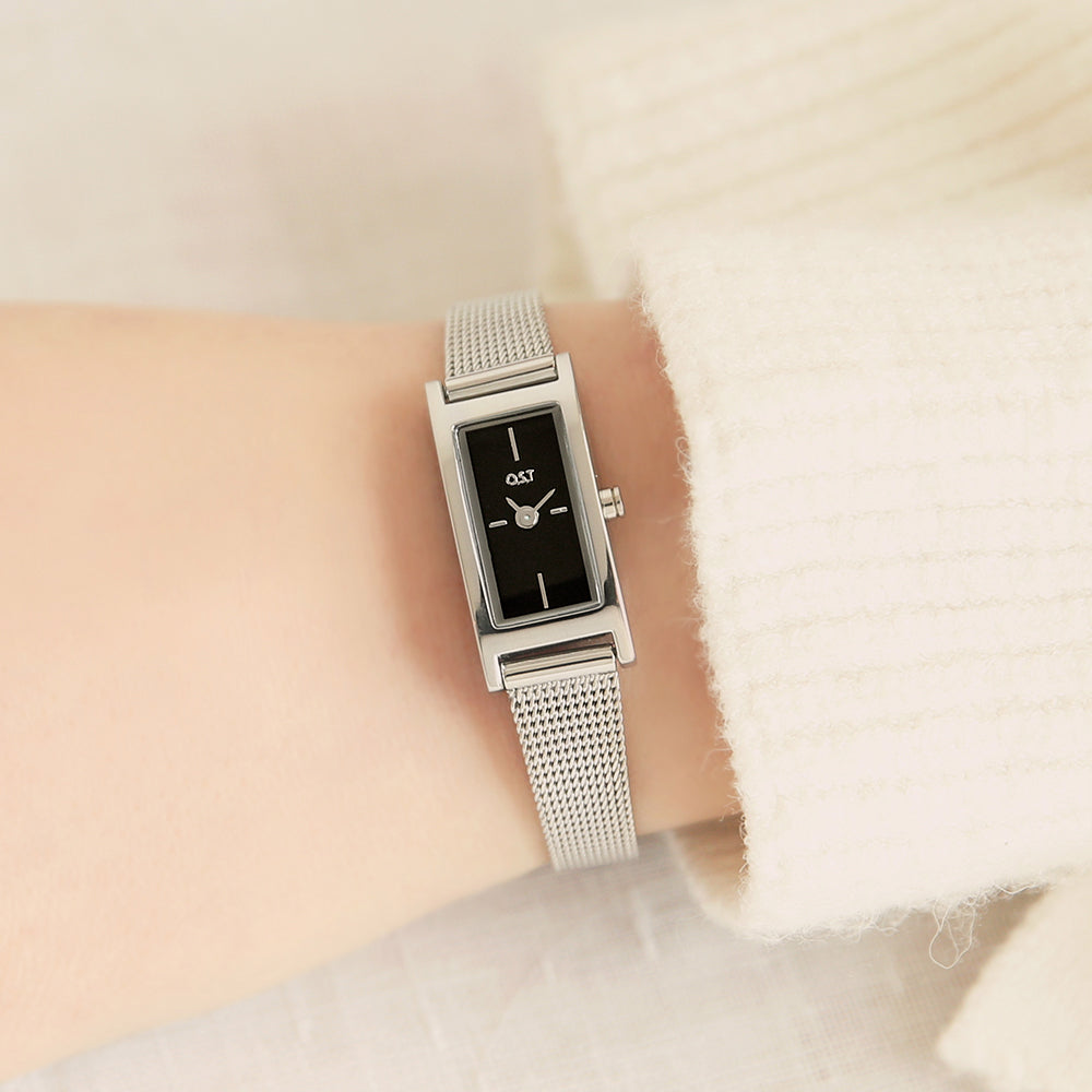 OST - Modern Slim Square Women's Mesh Watch